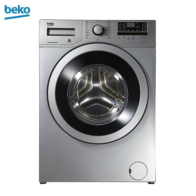 倍科(beko) WCY 91231 MSI 9公斤 洗衣机 全自动变频滚筒洗衣机 大容量 变频电机(银灰色)