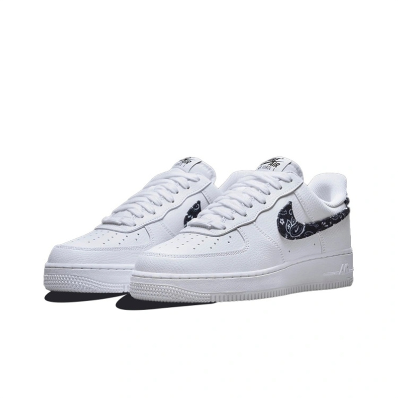 nike air force 1 af1腰果花 黑白 空军一号男女板鞋 dh4406-101