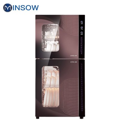 铭首(Minsow) ZTP-108R大容量消毒柜立式二星级 商用家用消毒柜台式 臭氧+125℃高温+远红外消毒消毒碗柜