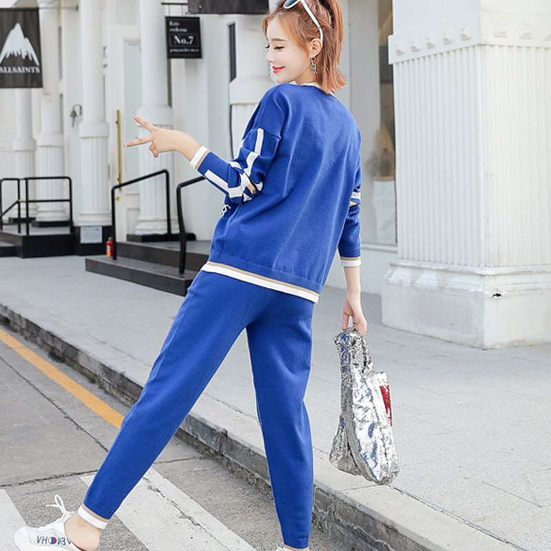 女 网红同款衣服时髦套装高个子气质两件套装显瘦成熟女两件套
