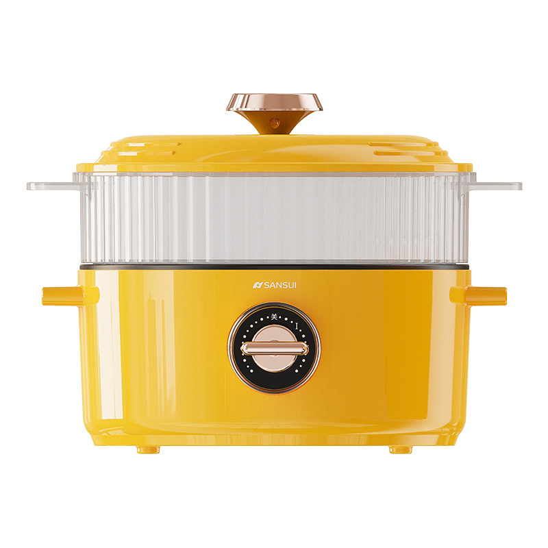 山水 电煮锅(多功能火锅)S-HG1526 黄色