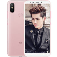 小米(MI) 小米6X 全网通 6GB+64GB 樱花粉 移动联通电信4G手机 双卡双待 智能手机