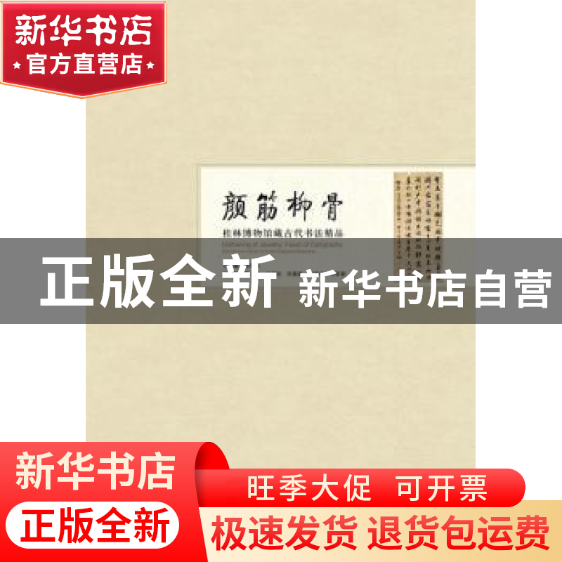 正版 颜筋柳骨:桂林博物馆藏古代书法精品 唐春松 主编 广西师范高清大图