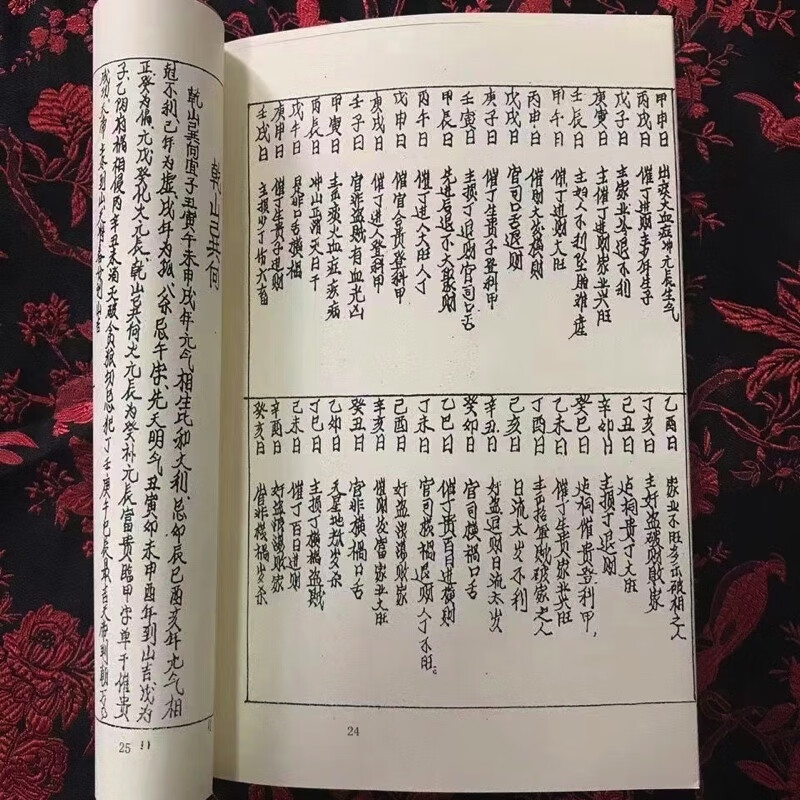 催福日课 二十四山六十甲子批断 择吉择日催吉催福杨救贫原著高清大图