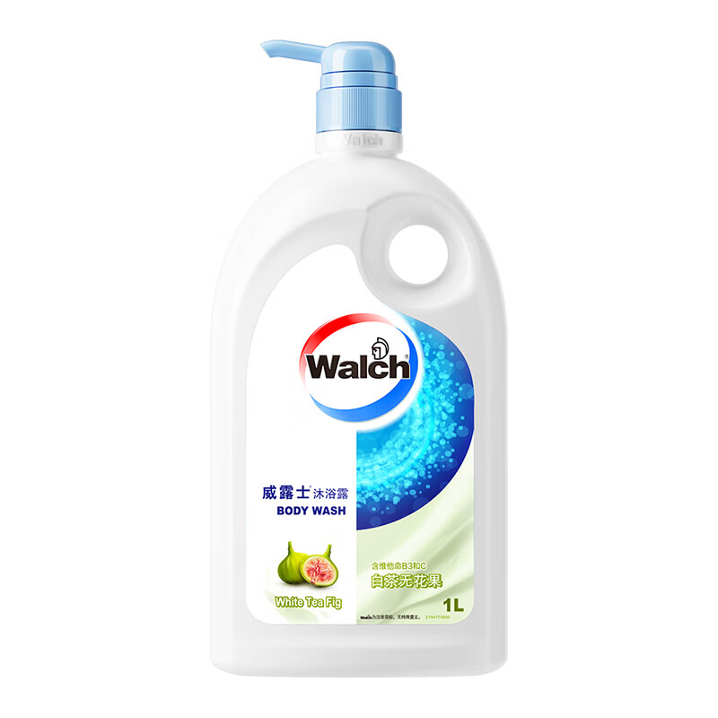 威露士(Walch)(白茶无花果)1L大瓶沐浴露清爽控油持久留香高清大图
