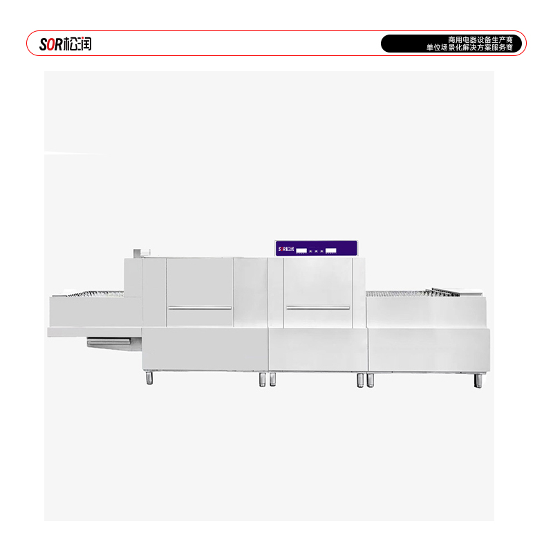 SOR松润 商用长龙洗碗机 酒店学校厨房咖啡厅酒吧用SOR-K303长龙洗式洗碗机 3.8米高清大图
