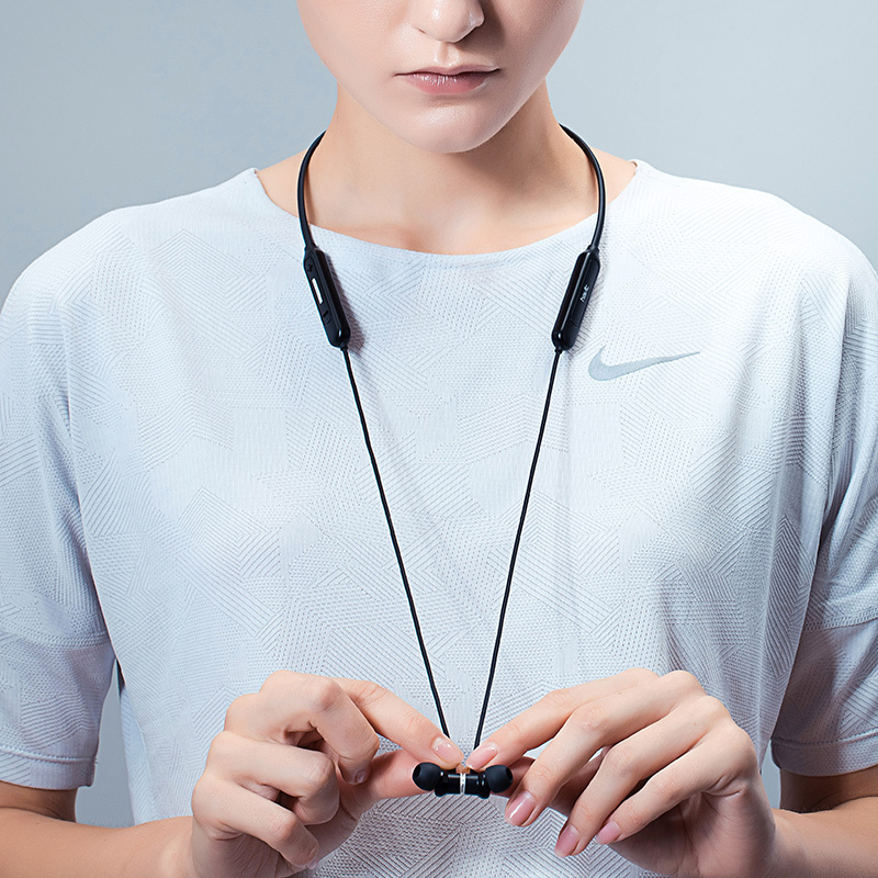 海威特i31无线蓝牙耳机运动跑步智能磁控开关入耳颈挂式双耳塞重低音