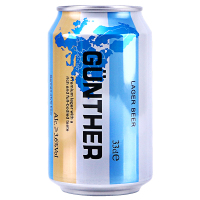 德国委托生产君特拉格淡爽型易拉罐装啤酒330ml*24整箱啤酒