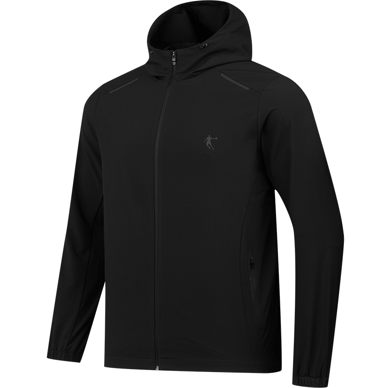 乔丹运动风衣男装轻薄透气速干科技面料潮流设计修身版型时尚百搭高清大图