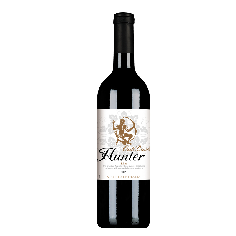 澳大利亚原瓶进口红酒 丛林猎人西拉干红葡萄酒750ml