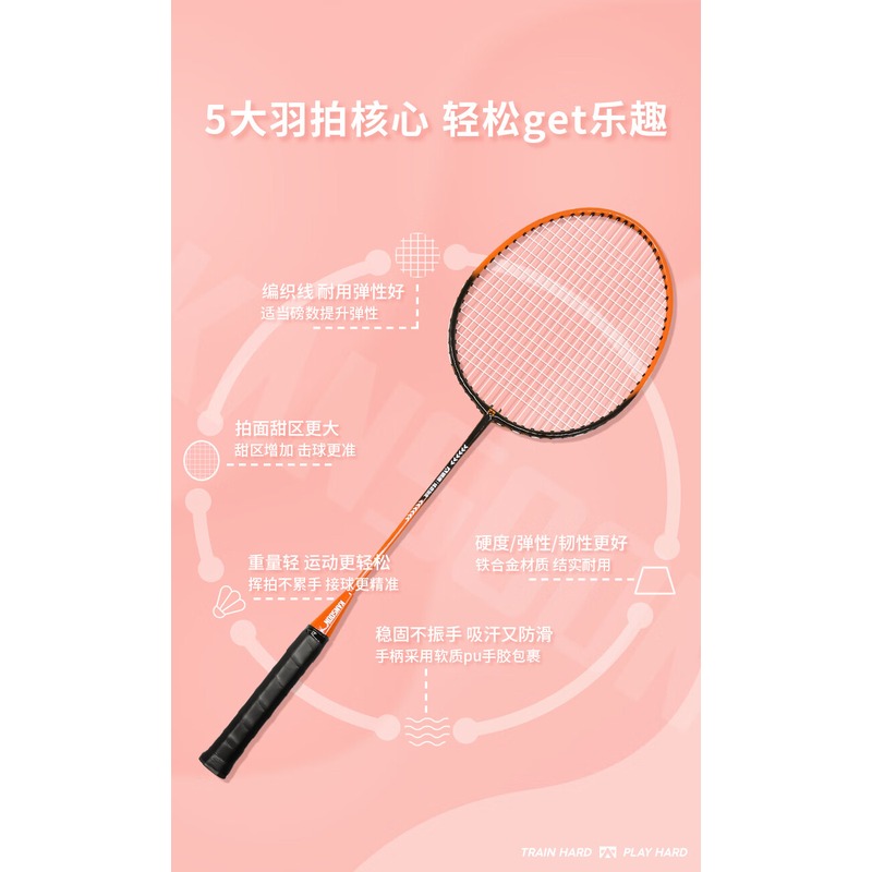 凯速羽毛球拍套装 YM002高清大图