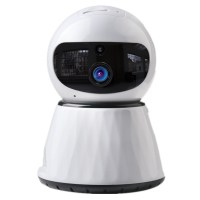 智能无线摄像头手机wifi家用室内监控器1080p高清云台版360度全景夜视摄像机