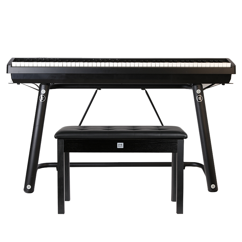 罗兰自营(Roland)电钢琴fp10 FP-10智能电子钢琴88键重锤便携式初学者家用U型琴架+双人琴凳+耳机全套礼包