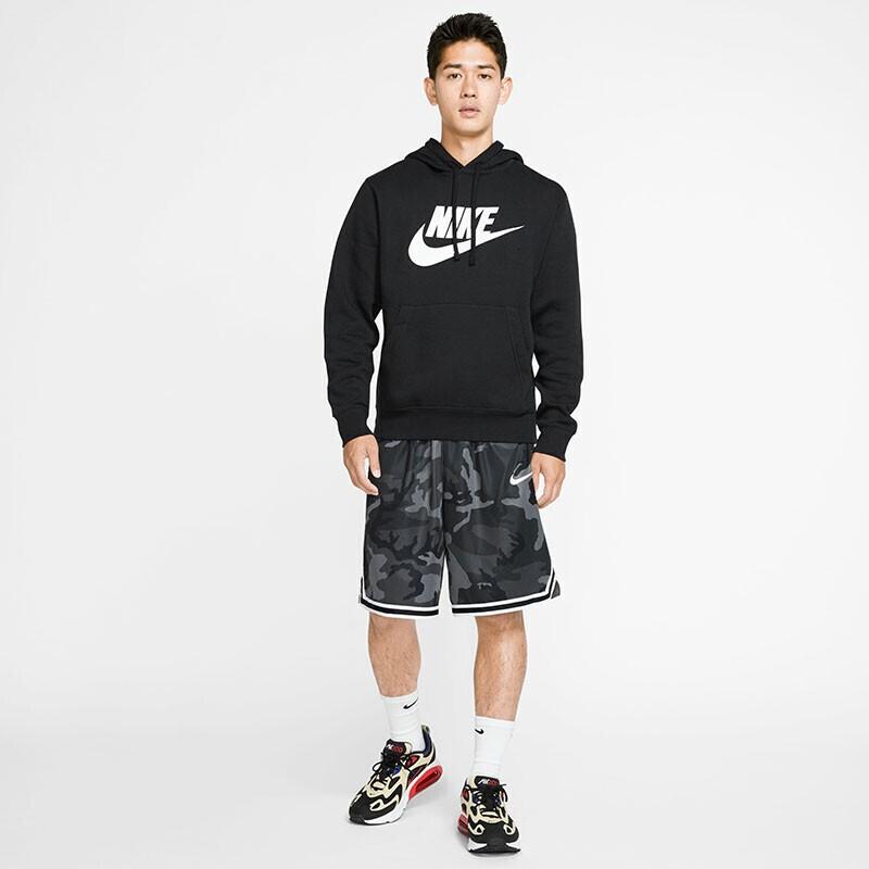 耐克NIKE 男子 经典 帽衫 卫衣 套头衫 BV2974-010黑色XL码