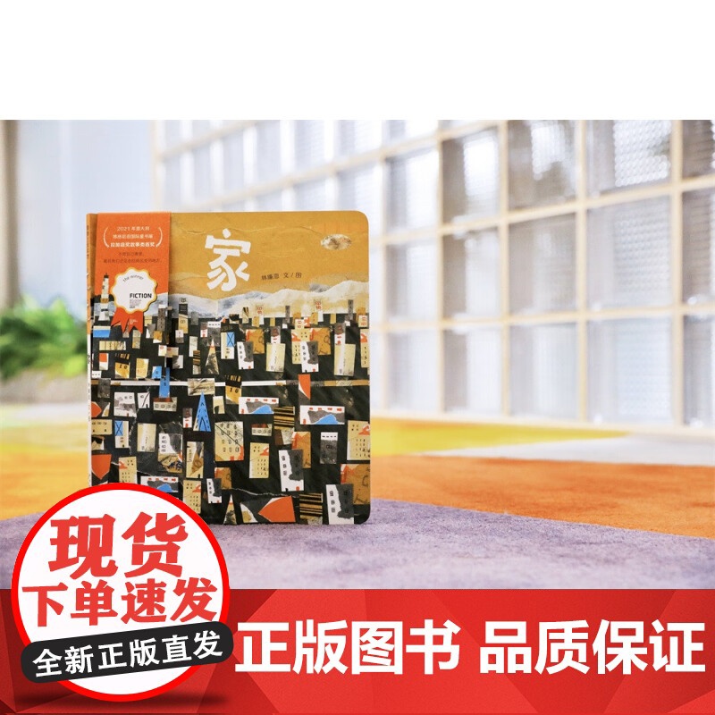 家——精装硬壳适合4岁以上幼儿启蒙早教2021年意大利博洛尼亚国际童书展拉加兹奖故事类首奖作品剪纸拼贴 亲情审美蒲蒲兰正高清大图