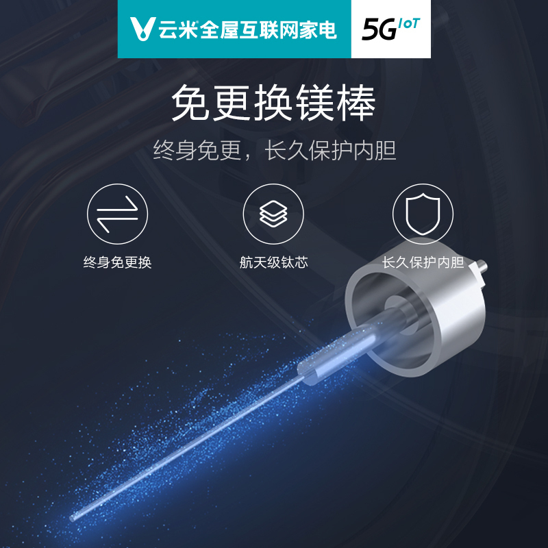 VIOMI/云米免更换镁棒电热水器家用小型速热储水式50L升