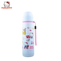 HelloKitty 凯蒂猫保温杯304不锈钢保温用品白色500ml保温杯卡通幼儿园上学水杯女童不锈钢便携宝宝杯子单个装