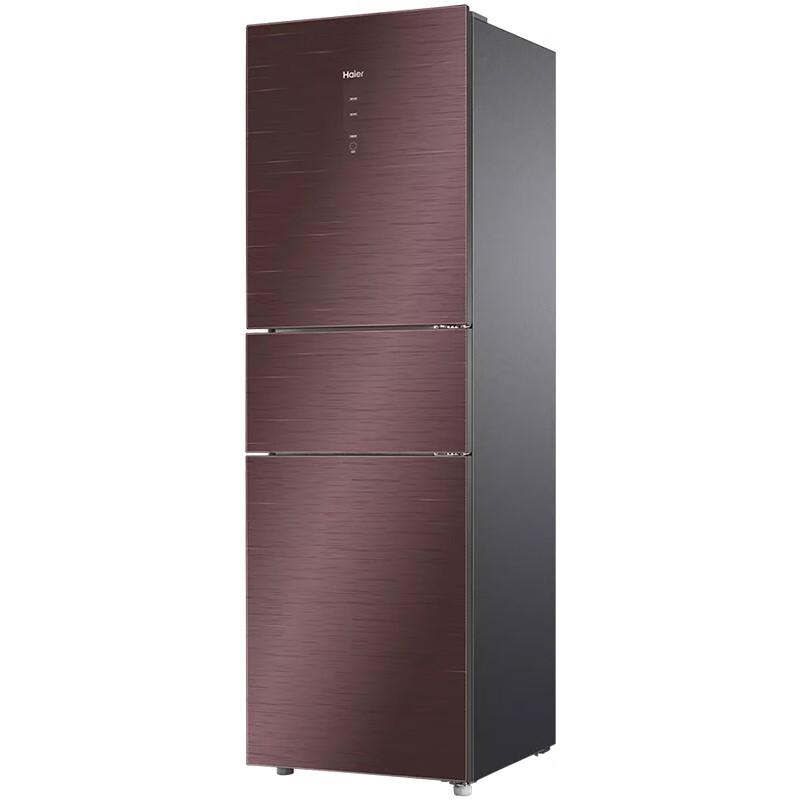 海尔haier220升三门冰箱彩晶风冷无霜deo净味全温区变温租房小冰箱bcd
