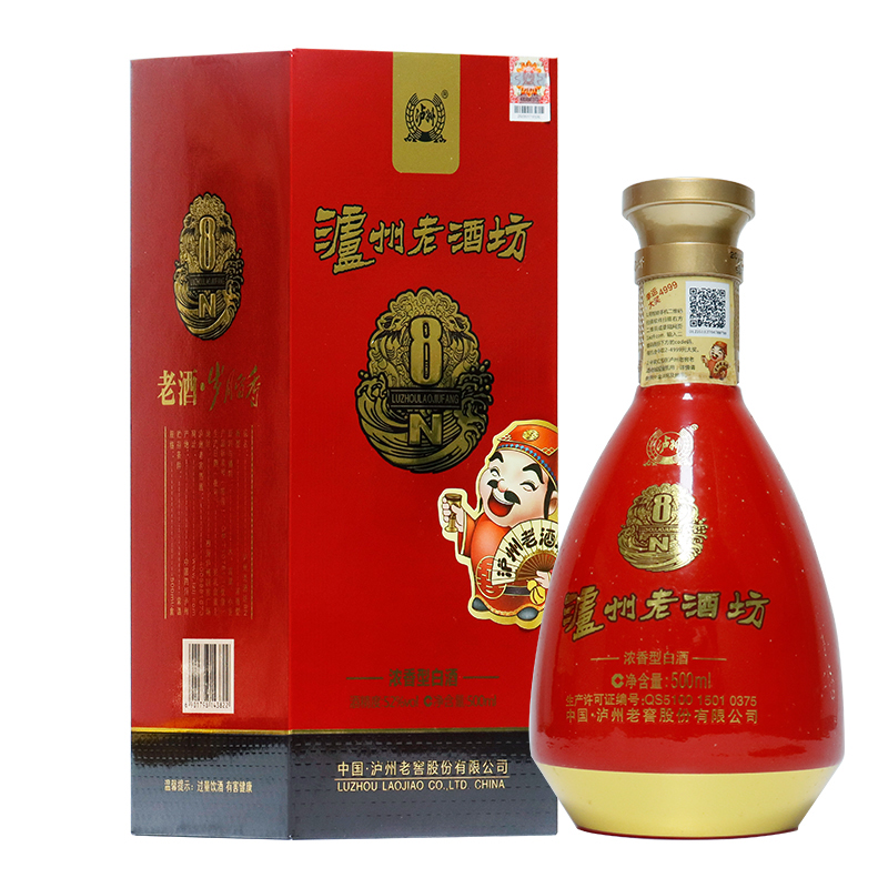 2015年泸州老窖泸州老酒坊8N 52度500ml*1瓶 浓香型白酒高清大图