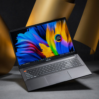 Asus/华硕 灵耀Pro16 锐龙R9-5900H 16G内存 512GB固态 RTX3050Ti OLED 2.5K屏 黑色 定制 16英寸 性能轻薄本设计师笔记本电脑