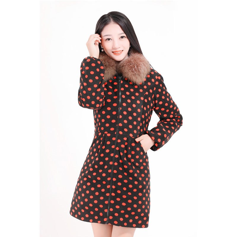 成人罩衣厚保暖韩版时尚工作服拉链罩衣剪毛绒羽绒服长袖女士围裙