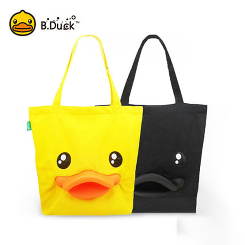 B.Duck 单肩包 黄色(线上)