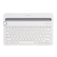 Logitech/罗技 K480 多功能蓝牙键盘 白色 一个拨盘无缝切换三个设备