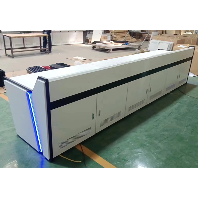 DXBG钢制简约办公桌多人操作台4250*900mm