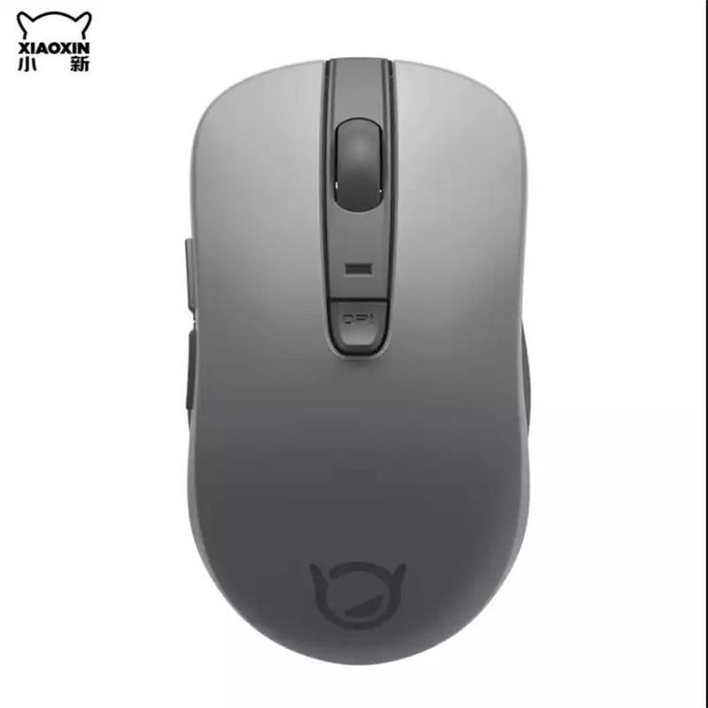 联想(Lenovo)鼠标M1 灰色 无线蓝牙鼠标 小新新选 新动系列 便携办公鼠标 3挡可调DPI