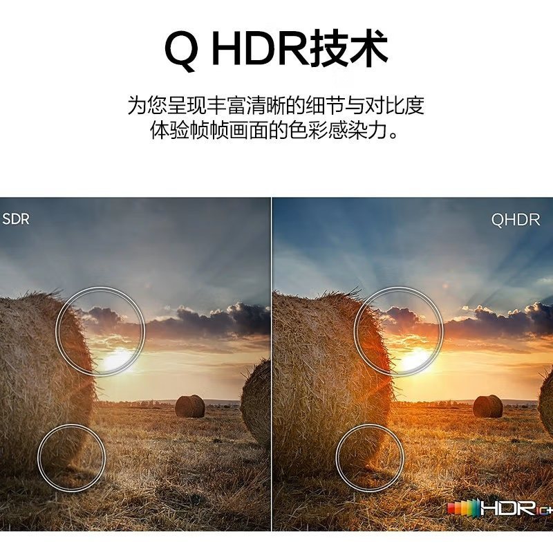 三星电视 65英寸超薄全面屏 QLED流畅智能量子点新品语音电视机QA65Q60AAJXXZ高清大图