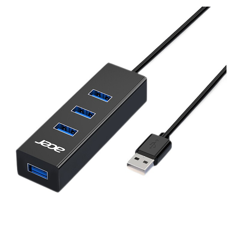 宏碁(acer)HY21-14U2B 4口USB扩展坞USB2.0高速版扩展 笔记本台式机电脑车载手机延长扩展线 转换器