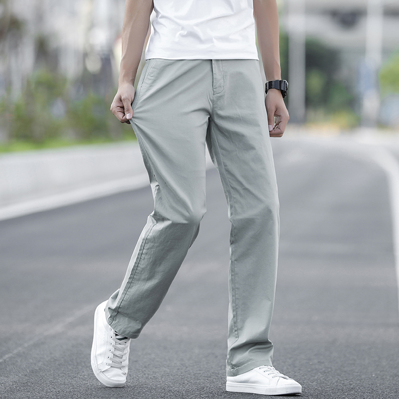 新款男士休闲裤男长裤宽松直筒裤夏季男裤工裤韩版潮流百搭帅气