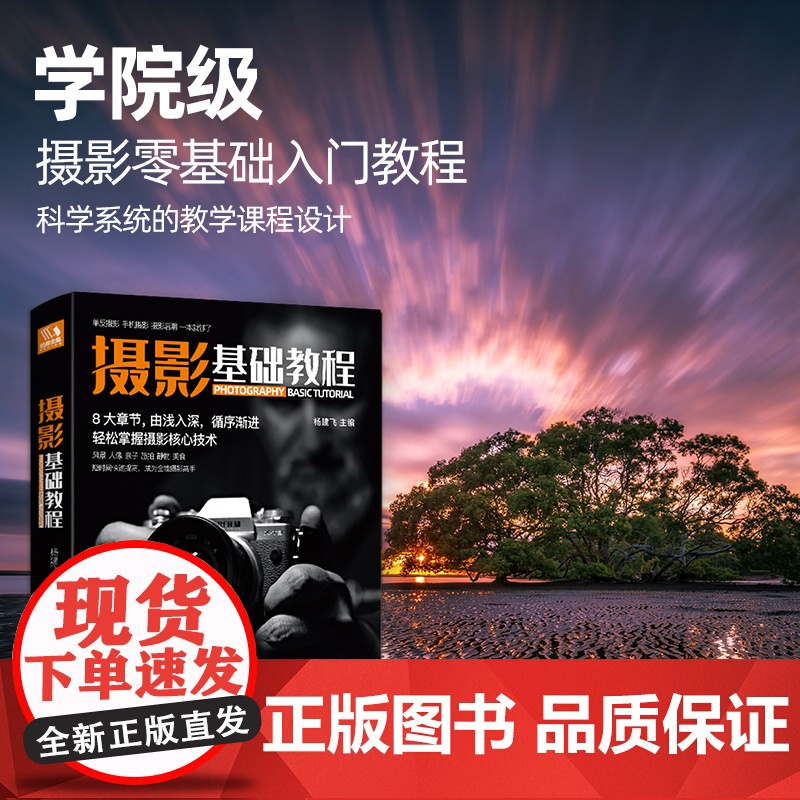 新品摄影基础教程 数码单反手机摄影书 人物风景静物艺术旅行婚礼儿童成长记录摄影构图取景光线后期处理摄影学院级入门自学教材高清大图