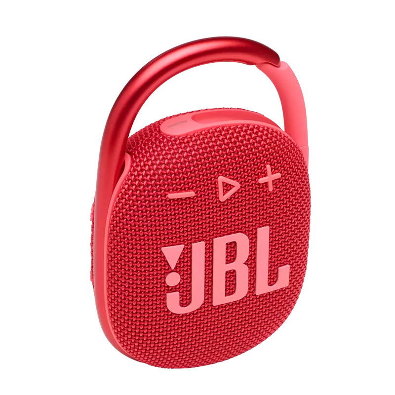 JBL CLIP4 音乐盒四代 无线蓝牙便携音箱 IP67防尘防水 超长续航户外一体式卡扣小音响 红色