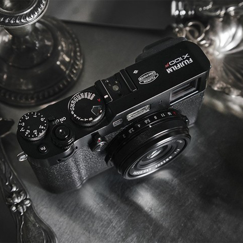 富士(FUJIFILM)相机 X100F 黑色 复古文艺,比微单相机更便携