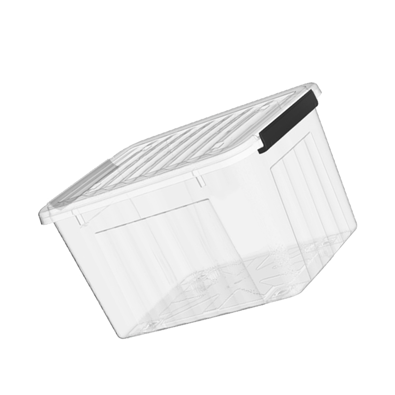 苏识 SS-24透明 38*28*22cm 塑料收纳箱 (计价单位:个)透明高清大图