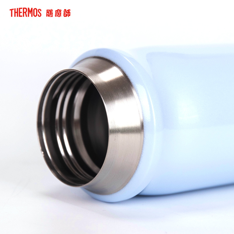 膳魔师不锈钢保温杯TCMB-400 SAX 蓝色 400ML 时尚轻便 /304不锈钢/THERMOS 通用