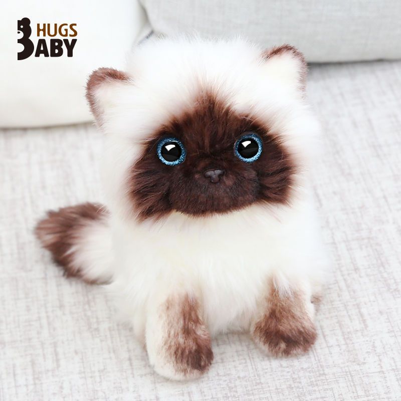 超萌仿真娃娃毛绒玩具可爱布偶猫小猫咪玩偶小公仔女生生日礼物 布偶