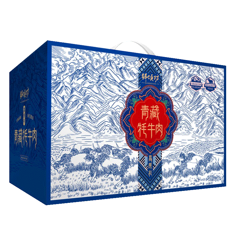 鲜颂坊牦牛肉898型-牛气冲天3450g 415*220*291高清大图