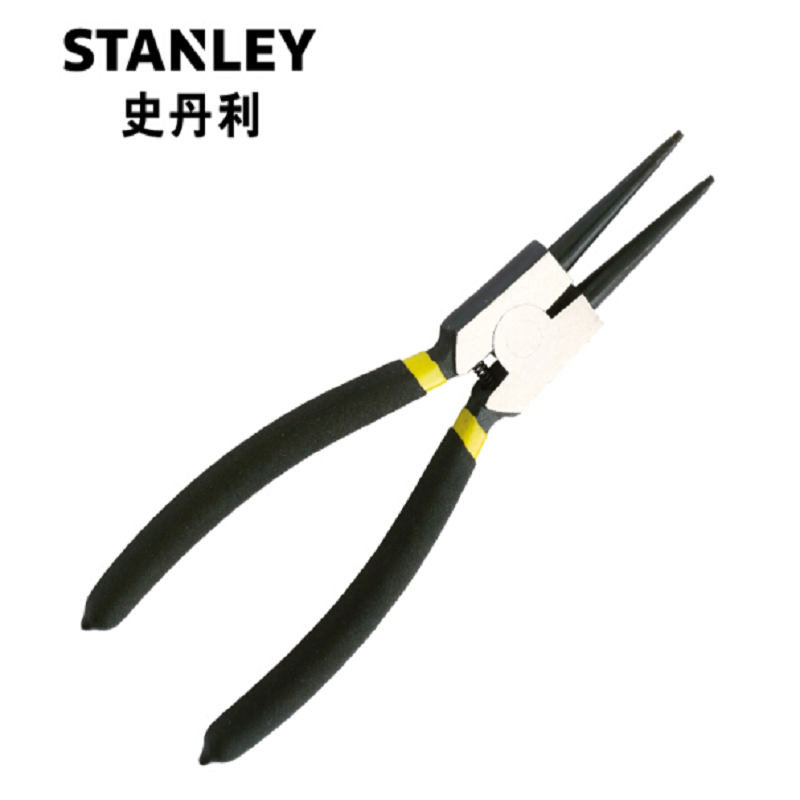 史丹利 1F3371 德式轴用直嘴卡簧钳5“ 84-332-23