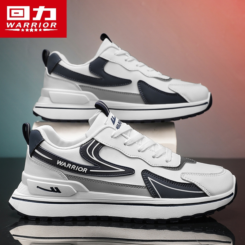回力warrior男鞋子夏款男士休闲跑步运动鞋男款夏季透气小白阿甘老爹