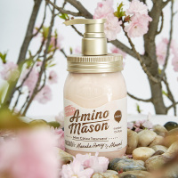 Amino mason阿蜜浓梅森 氨基酸植物精粹润泽护发素(樱花)450ml