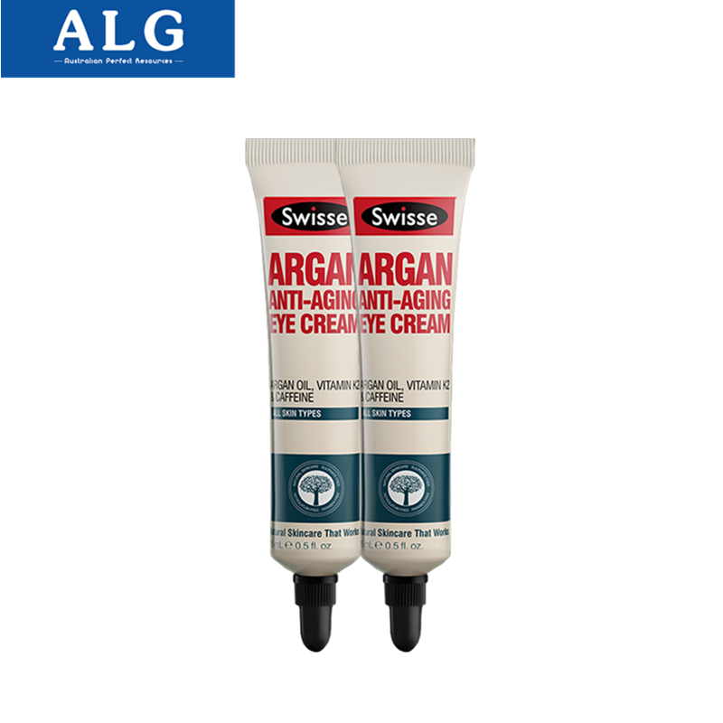 Swisse眼霜 免税 澳洲swisse 摩洛哥坚果眼霜保湿淡化黑眼圈眼袋紧致细纹15ml 2支 价格图片品牌报价 苏宁易购alg澳莱购海外专营店