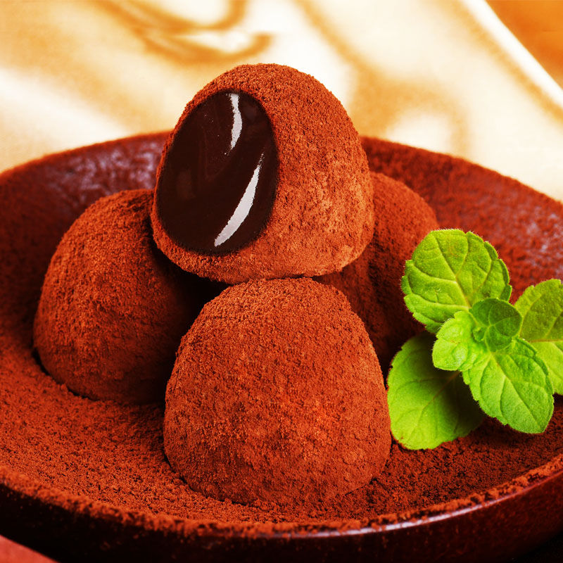 代可可脂黑松露巧克力400g零食糖果批发手工最苦巧克力大礼包