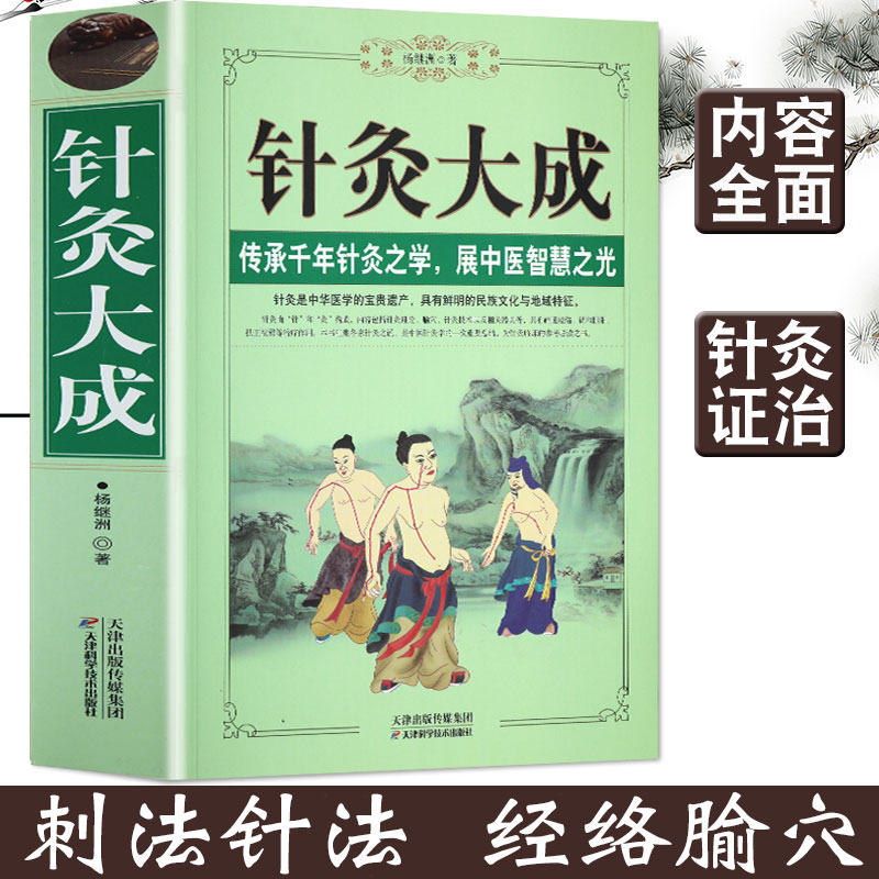 [醉染正版]正版针灸大成针灸大全送经络图针灸聚英小儿按摩法校释中医针灸学自学入门书籍基础理论中医针灸腧穴学基础经络书籍中高清大图