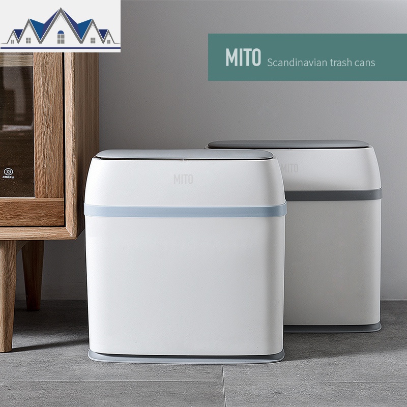 厕所桶分类垃圾桶家用带盖家用客厅创意厨房浴室卫生间按压式纸篓 三维工匠高清大图