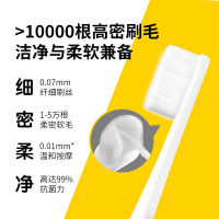 幸福草(Lukleaf)7015幸福草1段儿童专用护理型牙刷单支装柔软刷毛倍护宝宝口腔温和不刺痛清洁牙齿缝隙