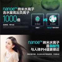 松下(Panasonic)电吹风家用大功率EH-NA45-W1600W大功率铂金负离子纳米水离子冷热风吹风筒6档风温风