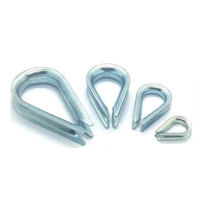 伟鹏双兴 镀锌鸡心环钢丝绳保护套 M6 个高清大图