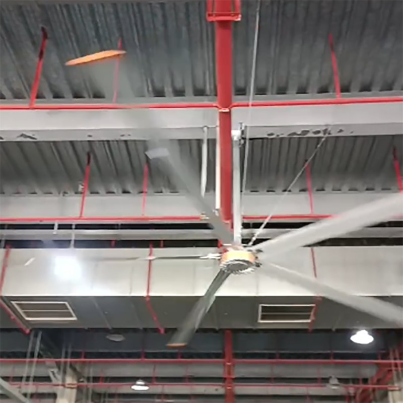 HVLS FAN 东风工业大风扇 STF4.4/D16 直径4.4m 5叶片高清大图